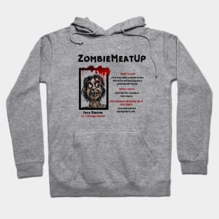 Swipe Right for the Undead: Zombie Meat Up Dating Profile Hoodie